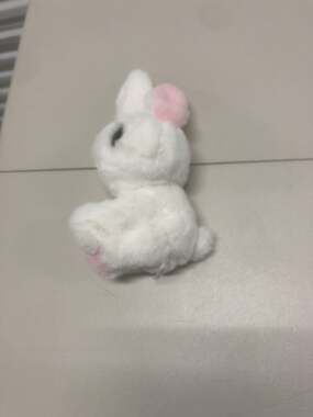 Interactive Electronic Walking and Hopping Plush Rabbit Toy with Sound